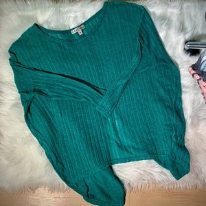 Loose Fit Teal Sweater